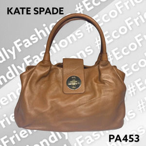 Kate Spade Bexley Anisha Leather Stevie Satchel Bag Purse in Brown
